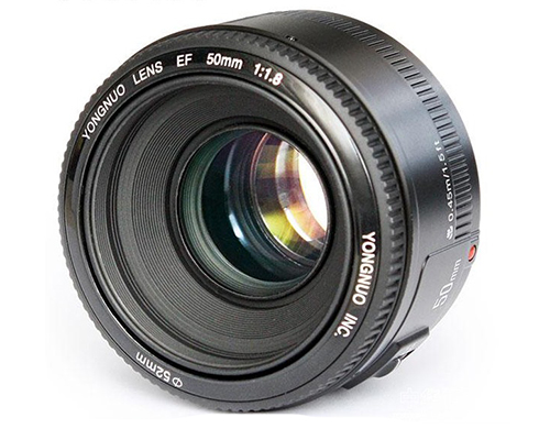 国产永诺 50mm f/1.8 EF 自动镜头上市