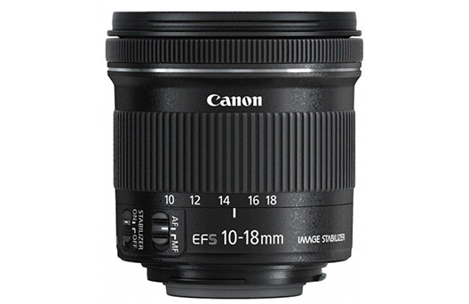 佳能发布 EF-S10-18mm f/4.5-5.6 IS STM 镜头