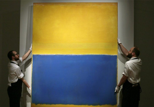 一幅只有黄色和蓝色的图片凭什么值 4,650 万美金？