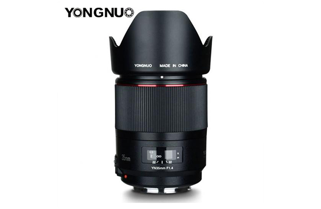 永诺正式发布新款 YN 35mm f/1.4 全幅单反镜头
