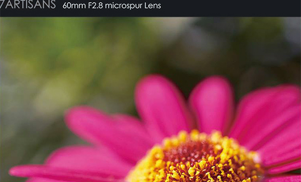 国产七工匠新款 60mm f/2.8 MFT微距镜头规格曝光