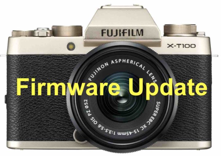 富士发布 X-T100 相机的 V1.2 版本升级固件